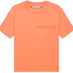 Fear of God  Essentials  Coral Tee Size MEDIUM (1 Size OVERSIZE) 125SU222002F